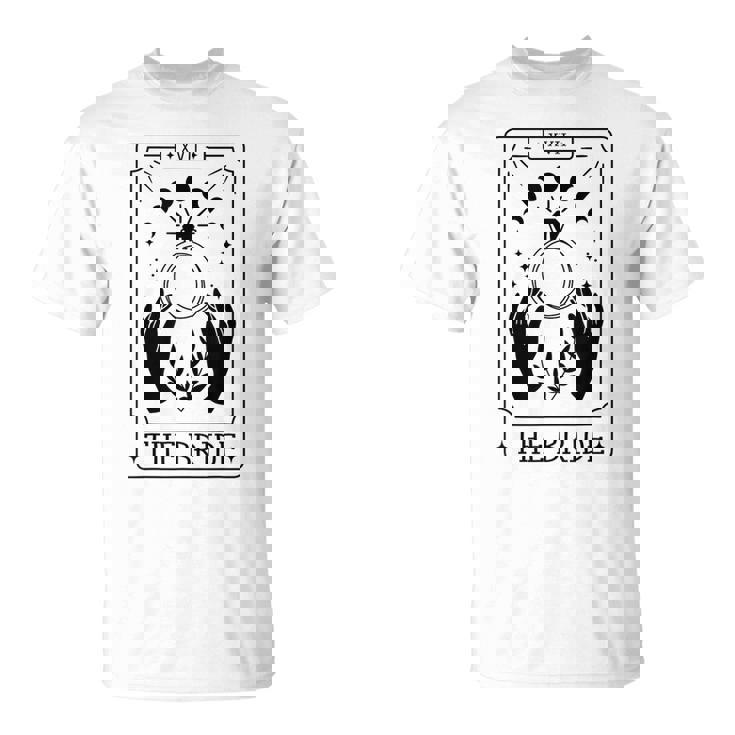 Gothic Bride Bridesmaid Tarot Bridal Party Bachelorette T-Shirt