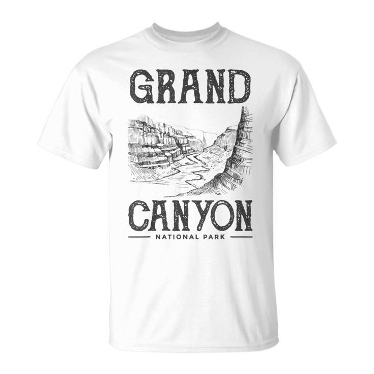 Grand Canyon Npintage Souvenir Gray T-Shirt