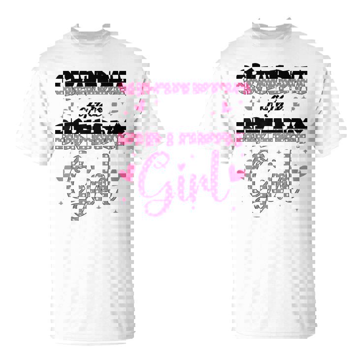 Grandma Of The Birthday Girl Family Matching Party T-Shirt