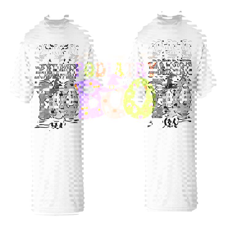 Halloween Foot Doctor Podiatrist Podiatry Boo Crew Ghost T-Shirt