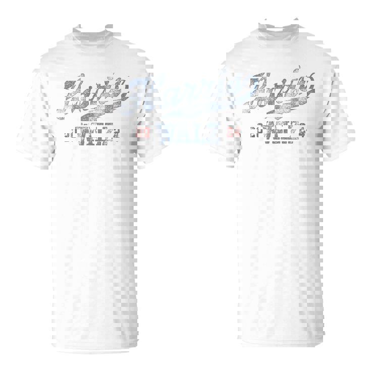Harris Waltz 2024 Baseball Script Harris Waltz 2024 T-Shirt