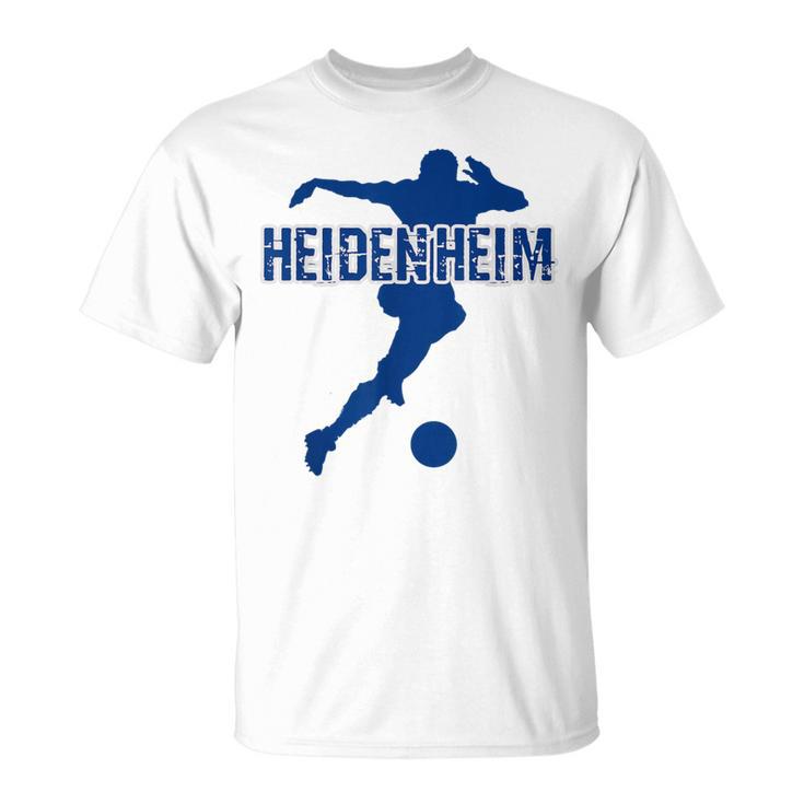 Heidenheim Football Fan Red T-Shirt