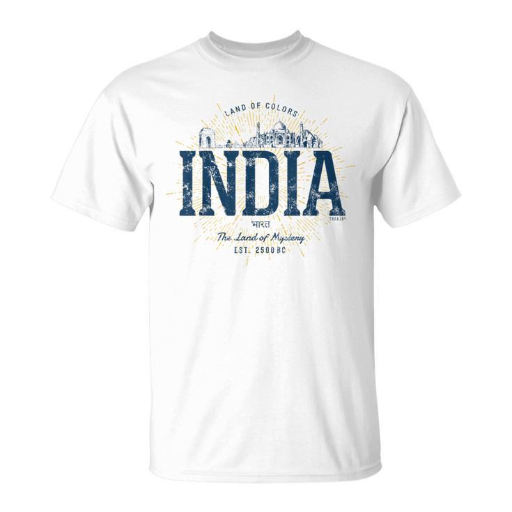 India Retro Styleintage India S T-Shirt