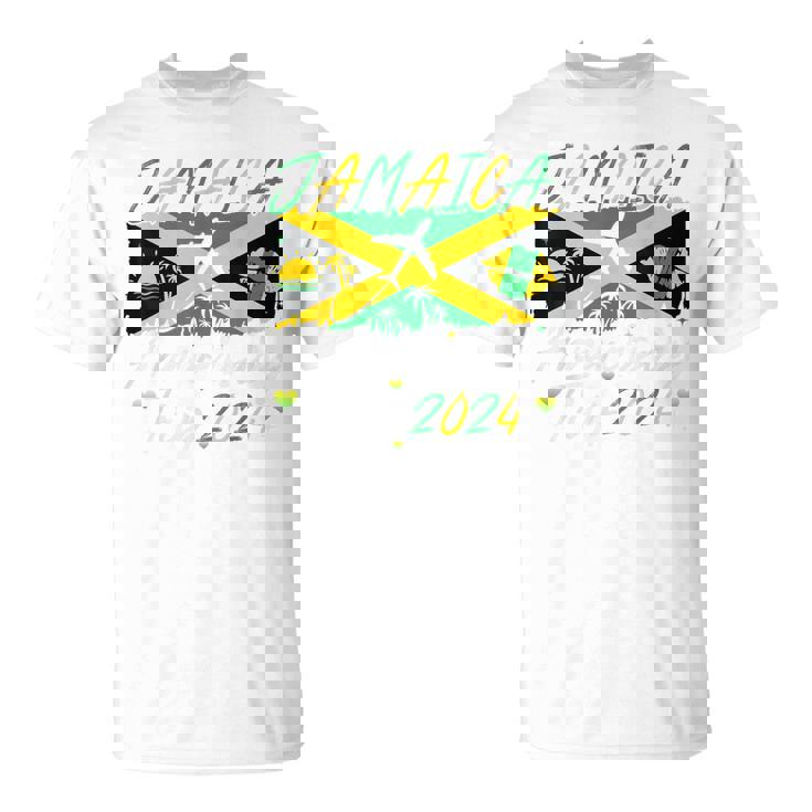 Jamaica Anniversary Trip 2024 Couple Summer Vacation Trip T-Shirt