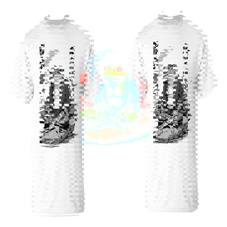 Japan Samurai Rana Yokai Aestheticintage Streetwear Maglietta