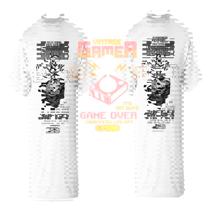 Jugadorintage Desde 1974 Juegos De Cumpleaños Divertidos Camiseta unisex