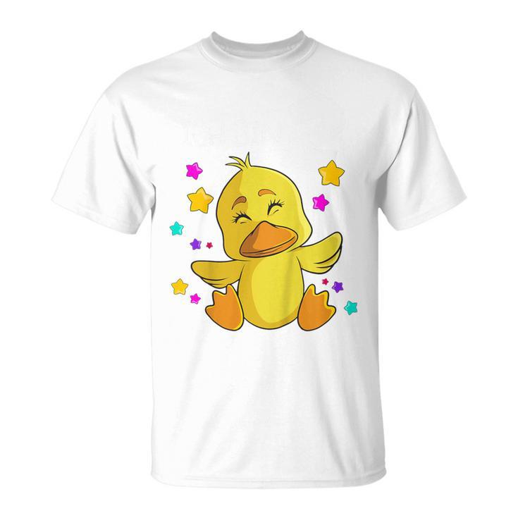 Kinder Ich Bin Schon 2 Jahre Alt Eine Süße Ente 2Nd Birthday T-Shirt