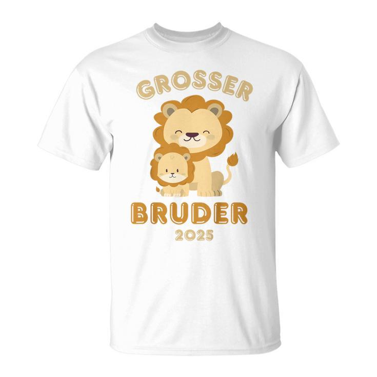 Kinder Ich Werde Großer Bruder 2025 Big Lion Brother Baby T-Shirt