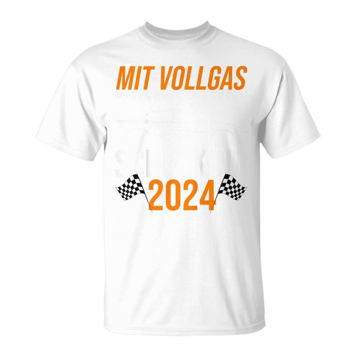 Kinder Mitollgas In Die 1St Klasse Schulkind 2024 Schulkind A T-Shirt