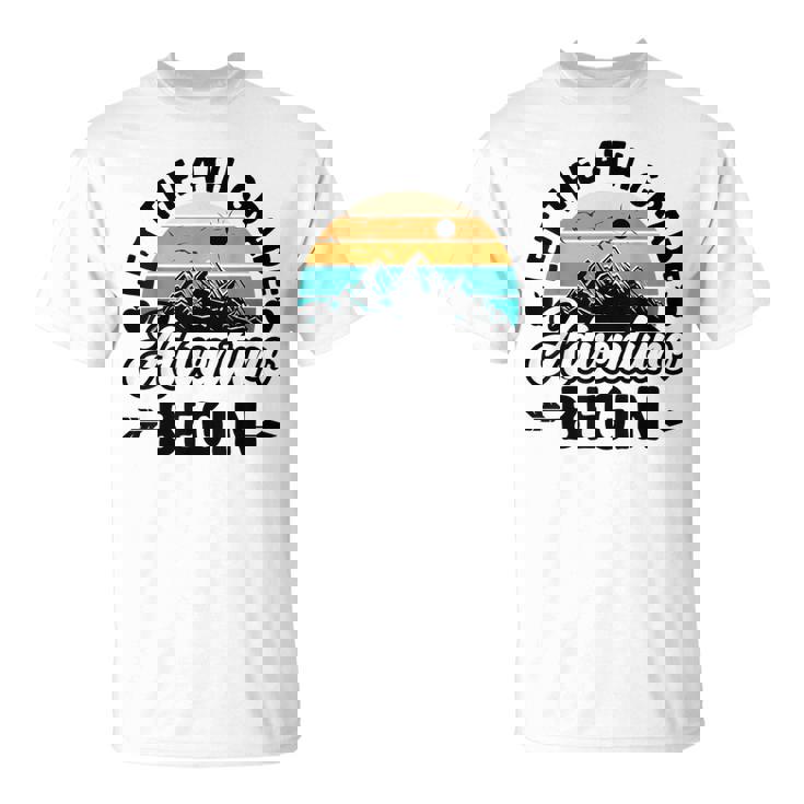 Let The 4Th Grade Adventure Begin Fourth Grade Teacher T-Shirt