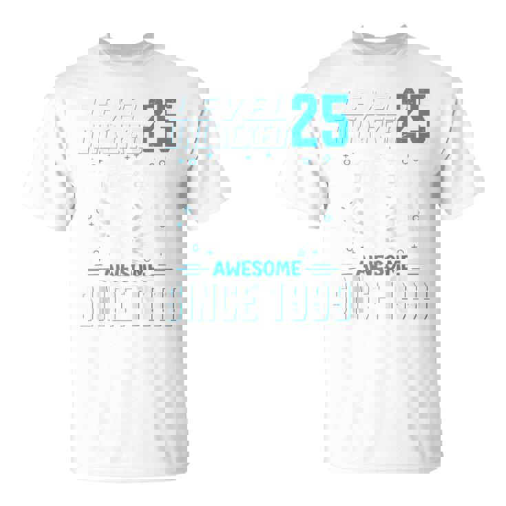 Level 25 Unlocked Compleanno 25 Anni Regalo 25 Anni Ragazzo Maglia Con Maniche Raglan Maglietta