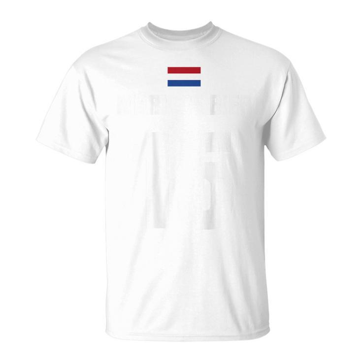 Mark De Bier Holland Niederlande Sauf Trikot Orange T-Shirt