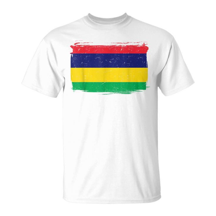 Mauritius Flag Women's Children's Blue T-Shirt