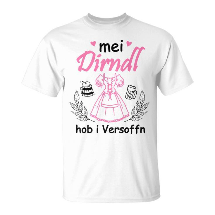 Mei Dirndl Hob Iersoffn Folk Festival Beer Costume Dirndl T-Shirt