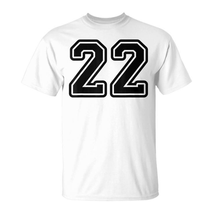 Number 22 Sport Number 22 T-Shirt