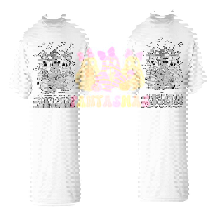 Pantasmas Ghost Spooky Conchas Halloween Mexican Ghost T-Shirt