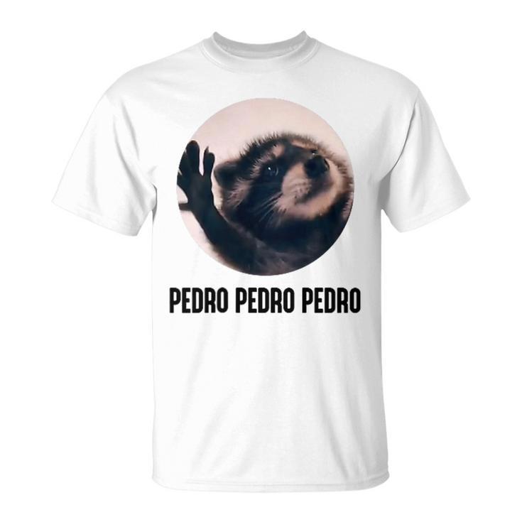 Pedro Pedro Raccoon X Meme Racoon Selfie Dance T-Shirt