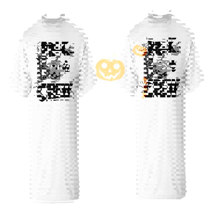 Pre-K Boo Crew Teacher Students Halloween Party Team T-Shirt