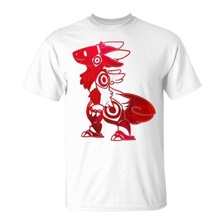 Protogen Fursuit Furry Red Krawattenfarbe Fursona T-Shirt