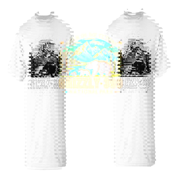 Queen Of The Tetons Grizzly 399 National Park Grizzly Bear T-Shirt