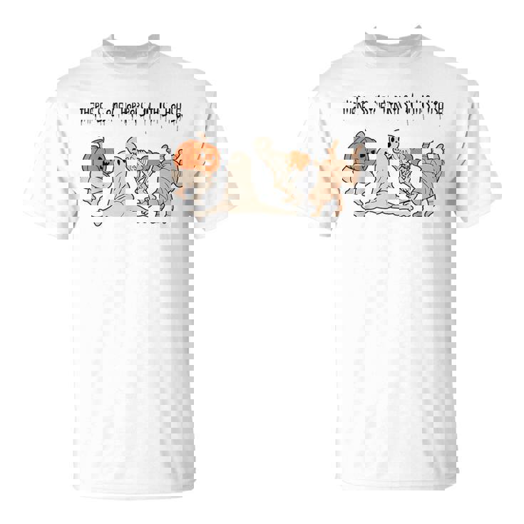There's Some Horrors In This House Ghost Halloween T-Shirt