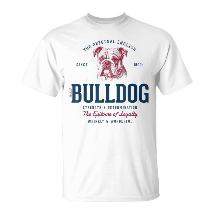 Retro Styleintage English Bulldog T-Shirt