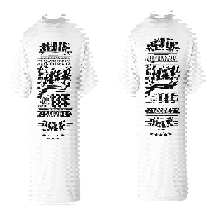 Sintage De 1985 Para Retro Divertidas Cumpleaños De 1985 Camiseta unisex