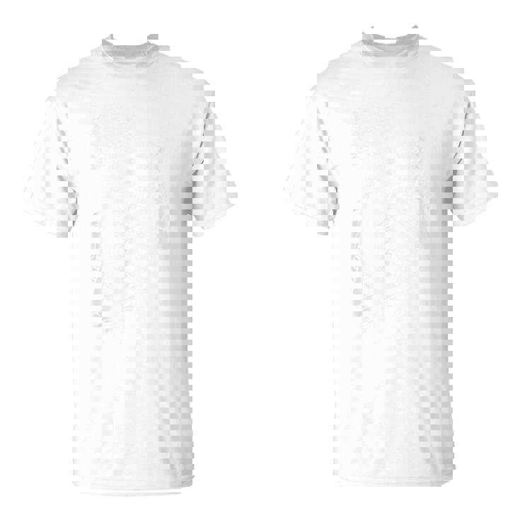 Skeleton Army Lazy Halloween Costume Skull Military Soldier T-Shirt