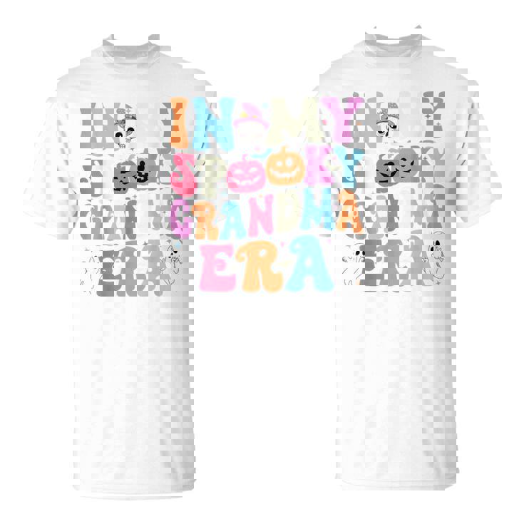In My Spooky Grandma Era Halloween Groovy Grandma Halloween T-Shirt
