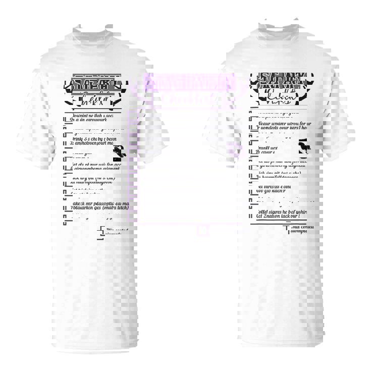 Stag Do Dares Checklist Bachelor Party & Stag Weekend T-Shirt