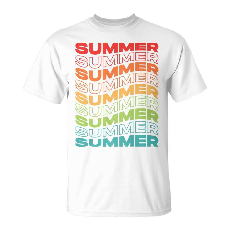 Summer Streetwear Modern T-Shirt