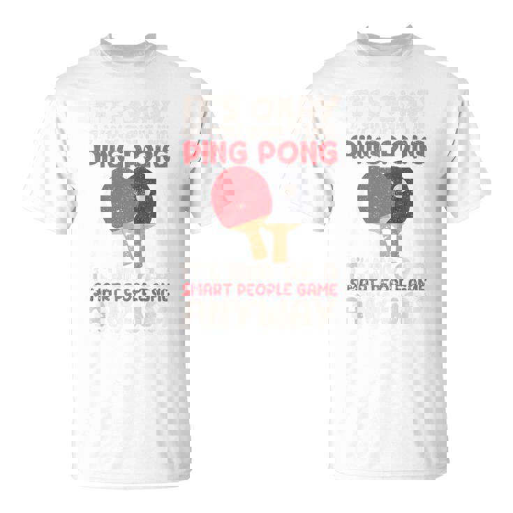 Va Bene Se Non Ti Piace Il Ping Pong Divertente Ping Pong Maglia Con Maniche Raglan Maglietta