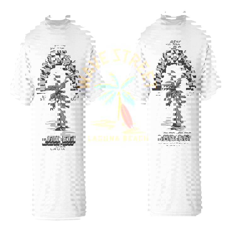 Wave Street Surf Shop Surfboard Logo T-Shirt