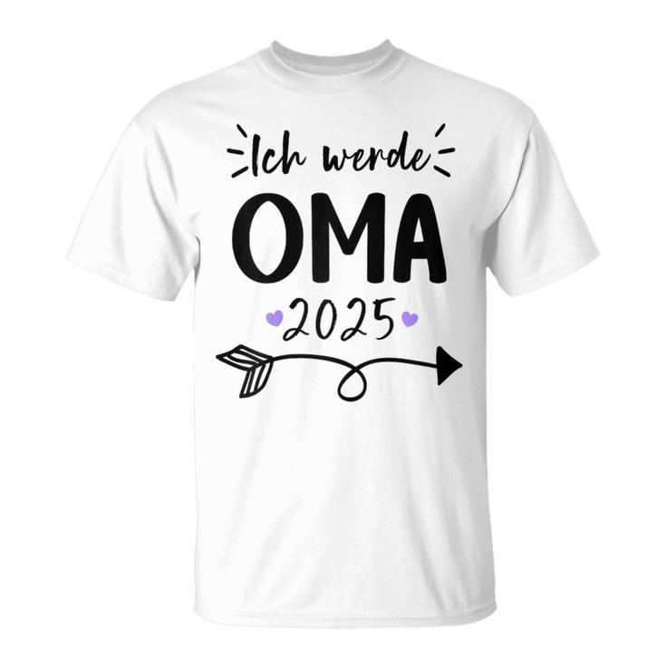 Women's Ich Werde Oma 2025 T-Shirt