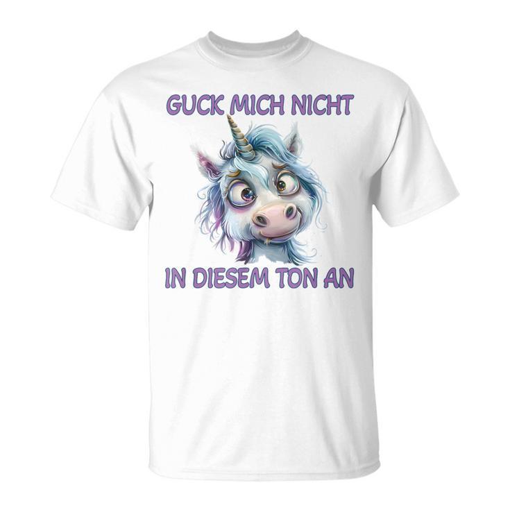 Zerzaustes Einhorn T-Shirt