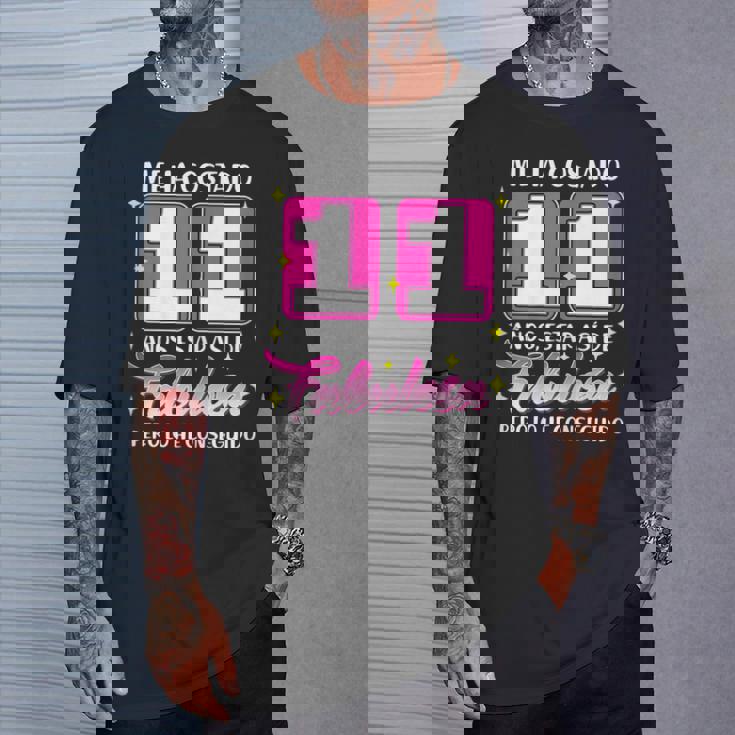 11 Años Fabulosa Cumpleaños 11 Camiseta unisex Regalos para él