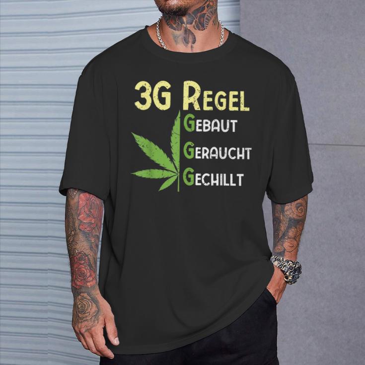 3G Regel Cannabis Marijuana T-Shirt Geschenke für Ihn