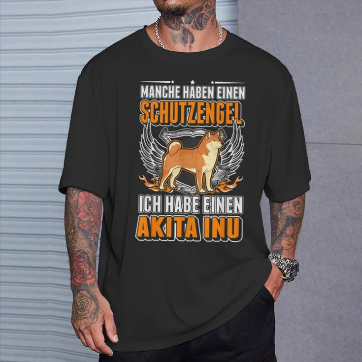 Akita Inu Guardian Angel S T-Shirt Geschenke für Ihn