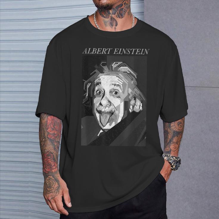 Albert Einstein Logic Quote Front Back T-Shirt Geschenke für Ihn