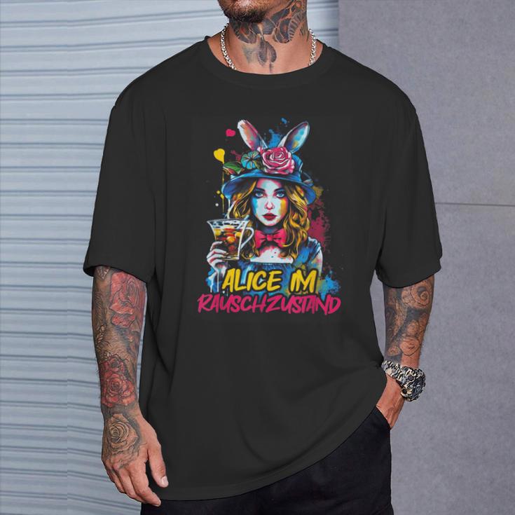 Alice Im Rauschzustand Colourful T-Shirt Geschenke für Ihn