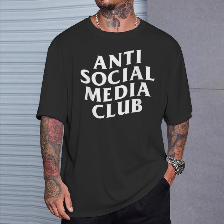 Anti Social Media Club T-Shirt Geschenke für Ihn