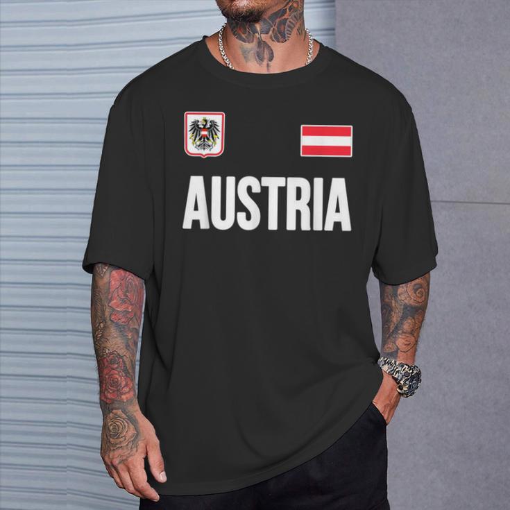 Austria Austria Flag Austria Souvenir T-Shirt Geschenke für Ihn