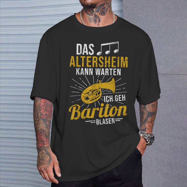 Baritone Horn Musician Das Altersheim Kann Wait Baritone T-Shirt Geschenke für Ihn