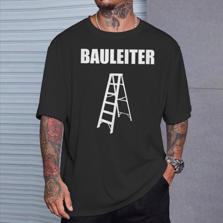 Bauleiter Baustellenleiter T-Shirt Geschenke für Ihn