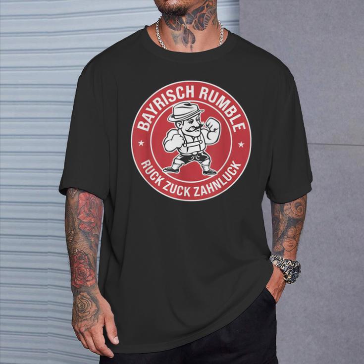 Bayrisch Rumble Ruck Zuck Zahnluck T-Shirt Geschenke für Ihn