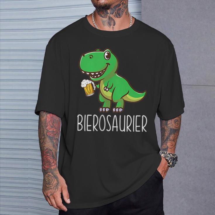 Beer Dinosaur Beer Saufen Party Beer Drinker Saying T-Shirt Geschenke für Ihn