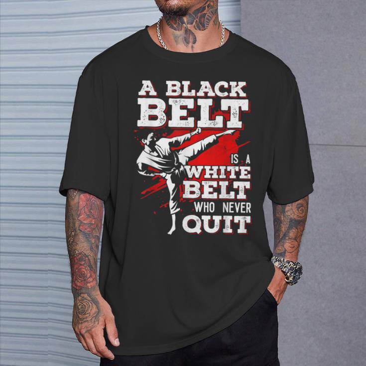 Belt Martial Arts T-Shirt Geschenke für Ihn