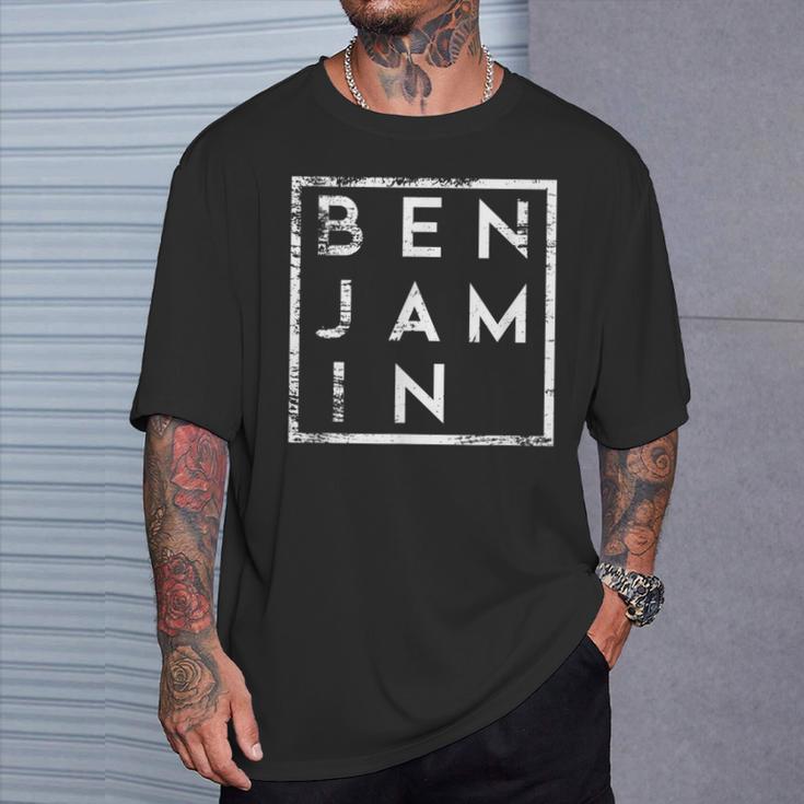 Benjamin Minimalism T-Shirt Geschenke für Ihn