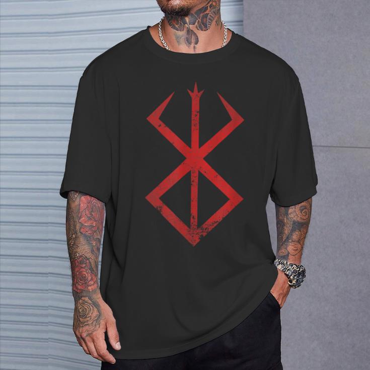 Berserk Rune Warrior Nordic Mythology Curse Berserker T-Shirt Geschenke für Ihn