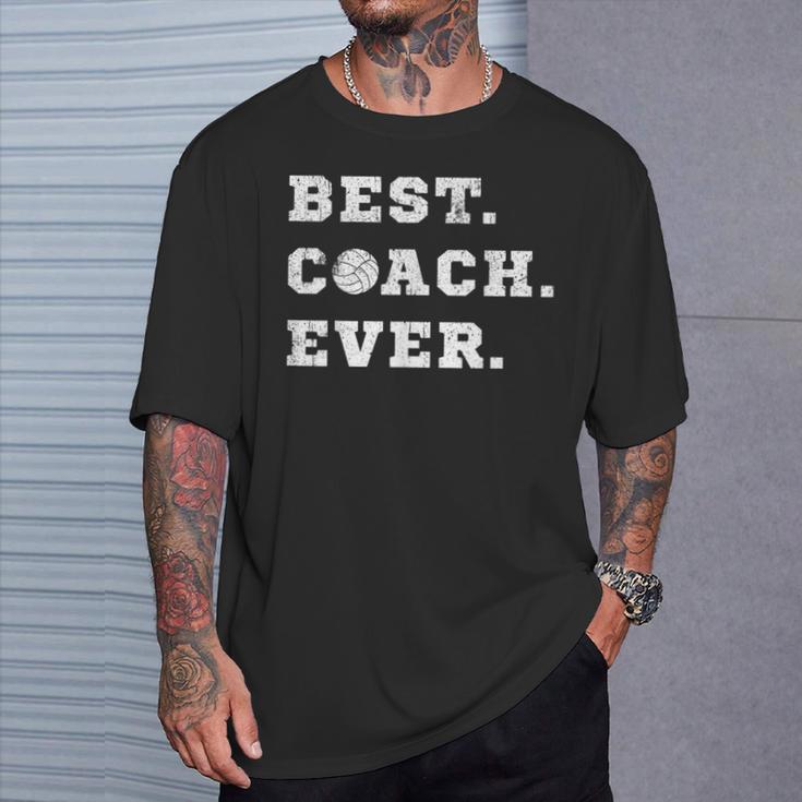 Best Coacholleyball Trainerolleyball Trainer T-Shirt Geschenke für Ihn